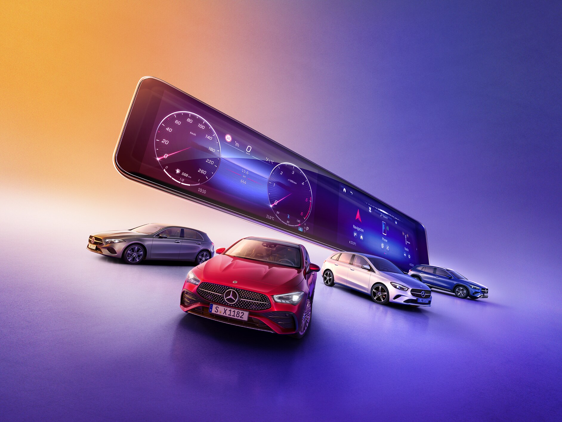 The latest generation MBUX