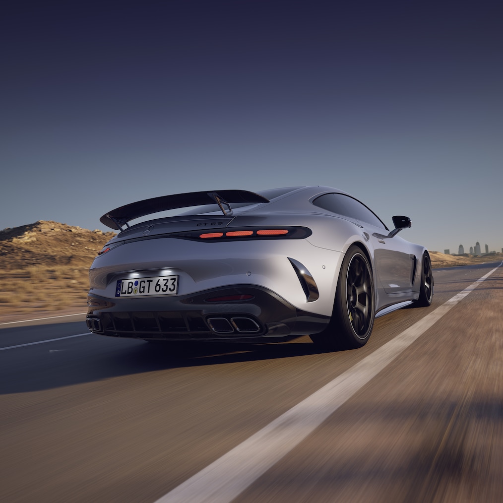 AMG Performance 4MATIC+ all-wheel drive in the Mercedes-AMG GT Coupé.