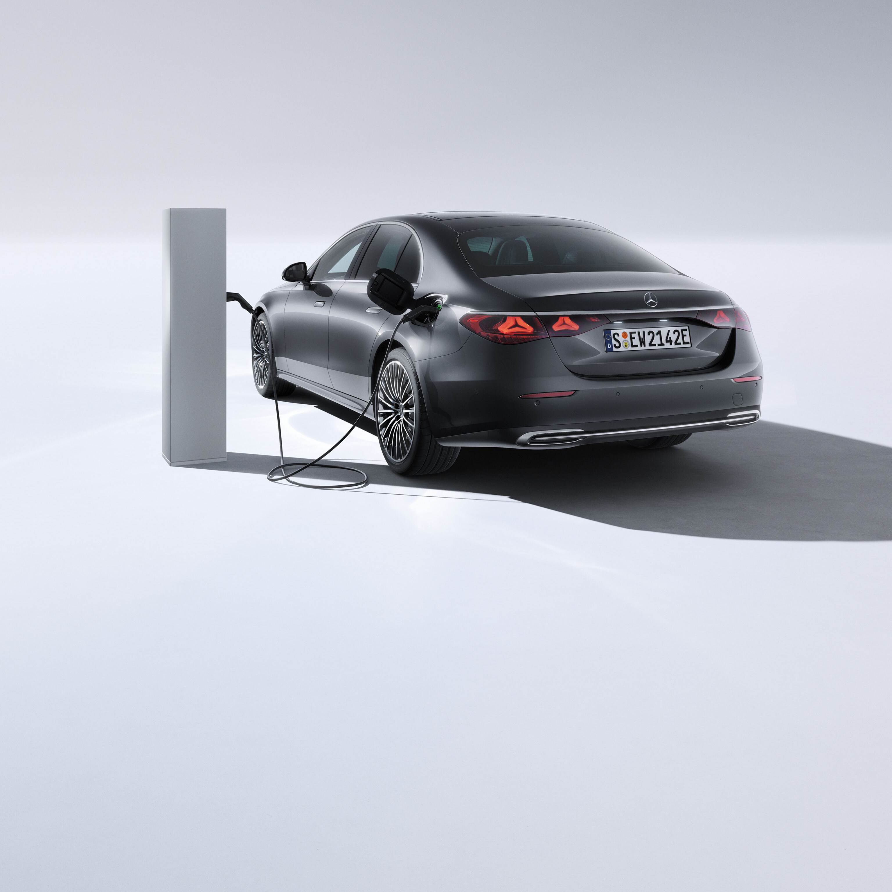 The new plug-in hybrid E-Class Saloon from Mercedes-Benz.