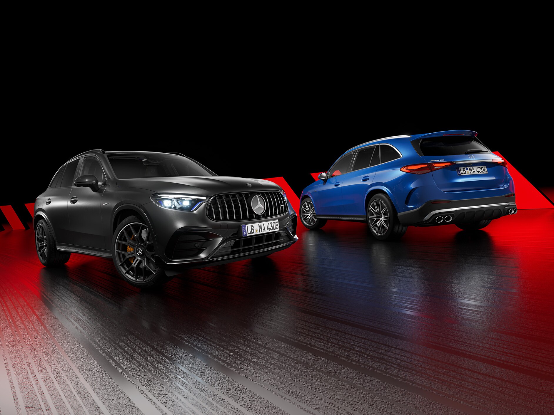 A rear view of a Mercedes-AMG vehicle.