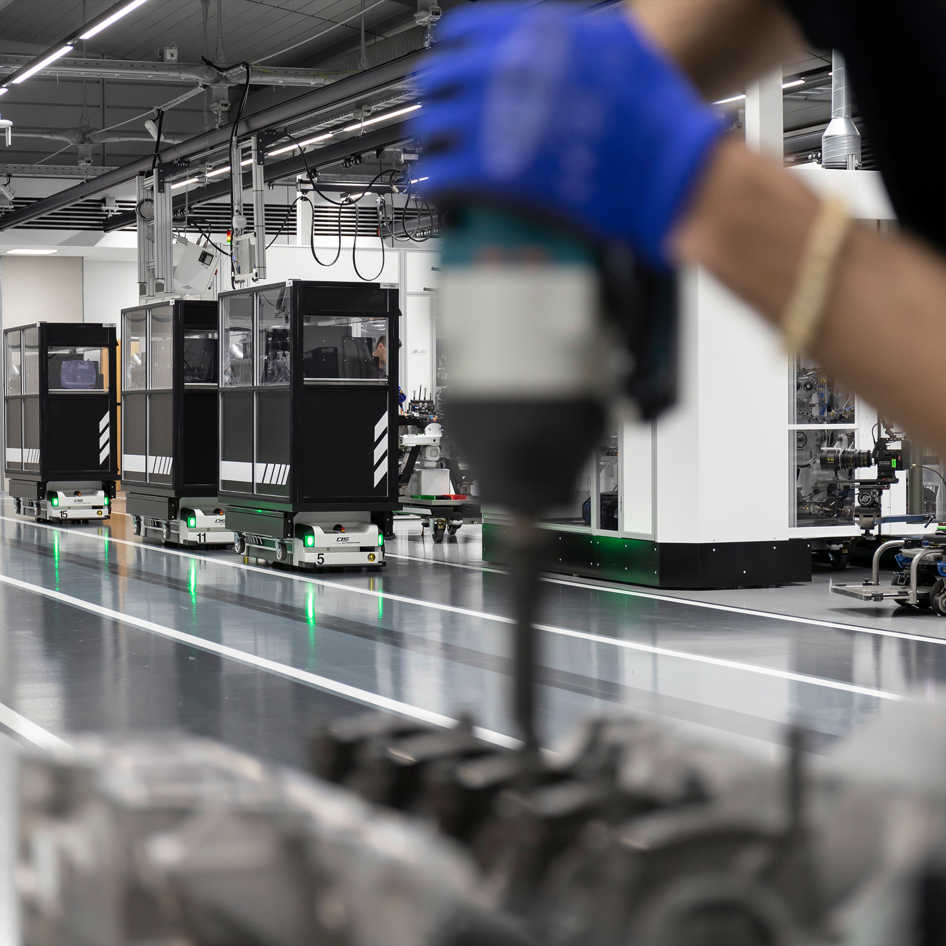 One Man, One Engine | Mercedes-AMG A Mercedes-AMG production hall.
