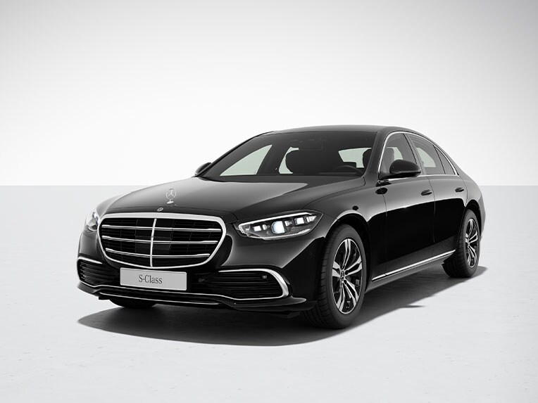 The exterior of the Mercedes-Benz S-Class Limousine with standard equipment.