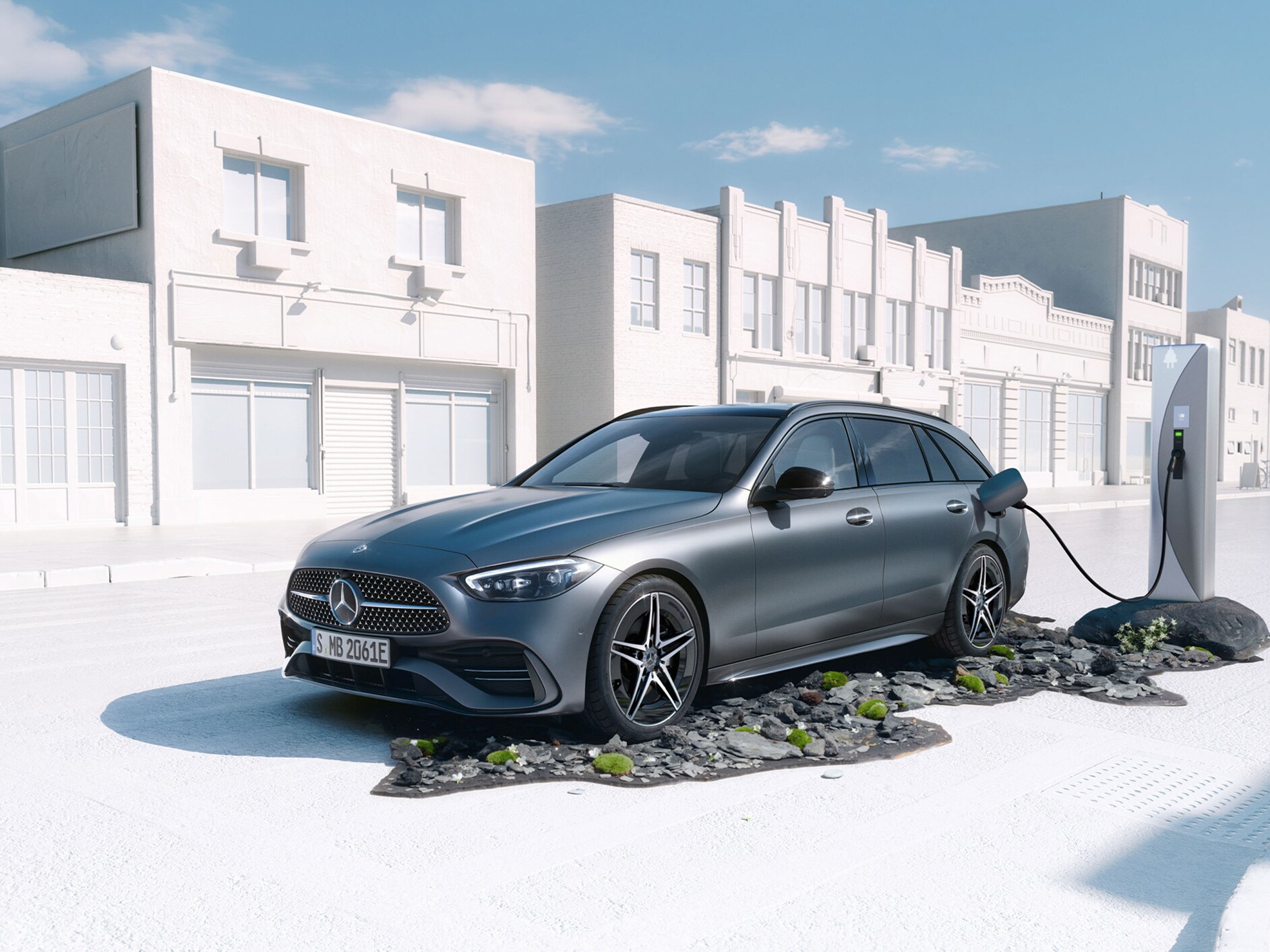 The C-Class 300 e Estate from Mercedes-Benz.