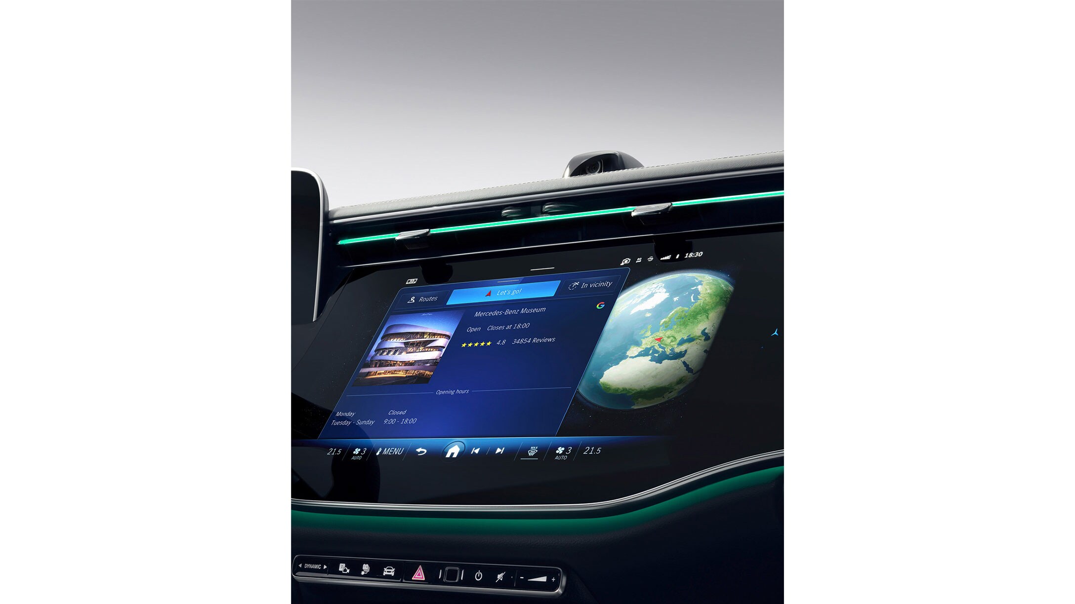 MBUX Multimedia System featuring 