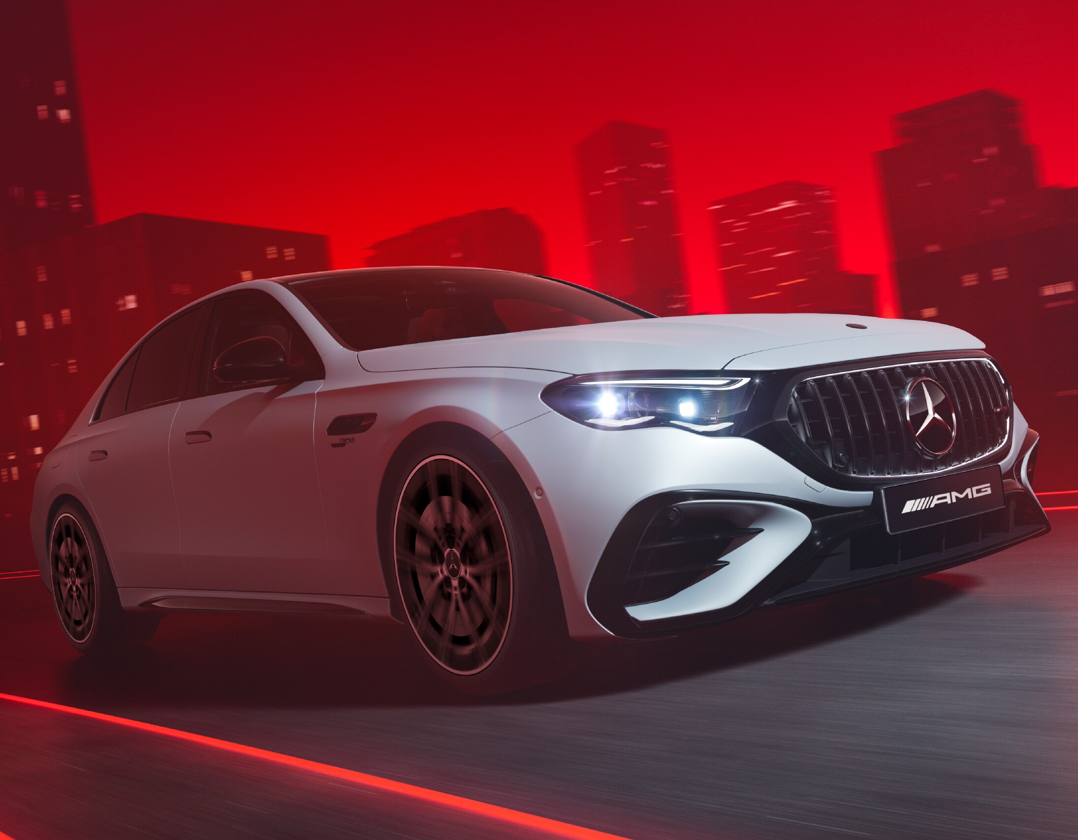 The new Mercedes-AMG E 53 HYBRID 4MATIC+.