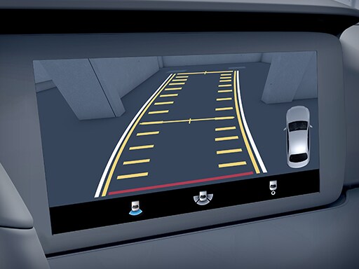 Illustration showing the Driving Assistance Package.