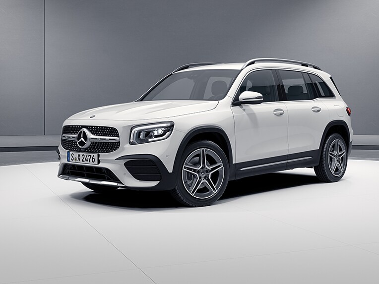 The GLB from Mercedes-Benz with AMG Line Exterior.