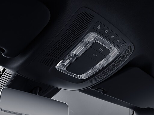 Illustration showing the ENERGIZING package Plus in the Mercedes-Benz GLB.