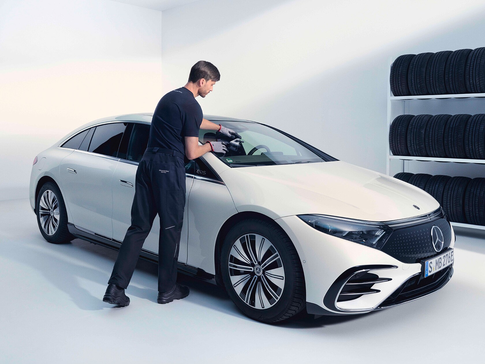 The Mercedes-Benz Genuine parts.