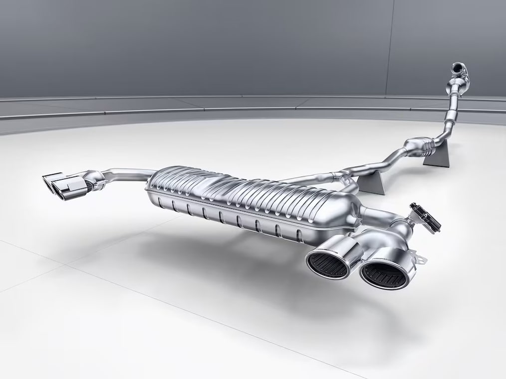 Another dynamic view of a Mercedes-AMG GLE Coupé (driving shot).