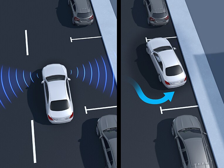 Active Parking Assist with PARKTRONIC
