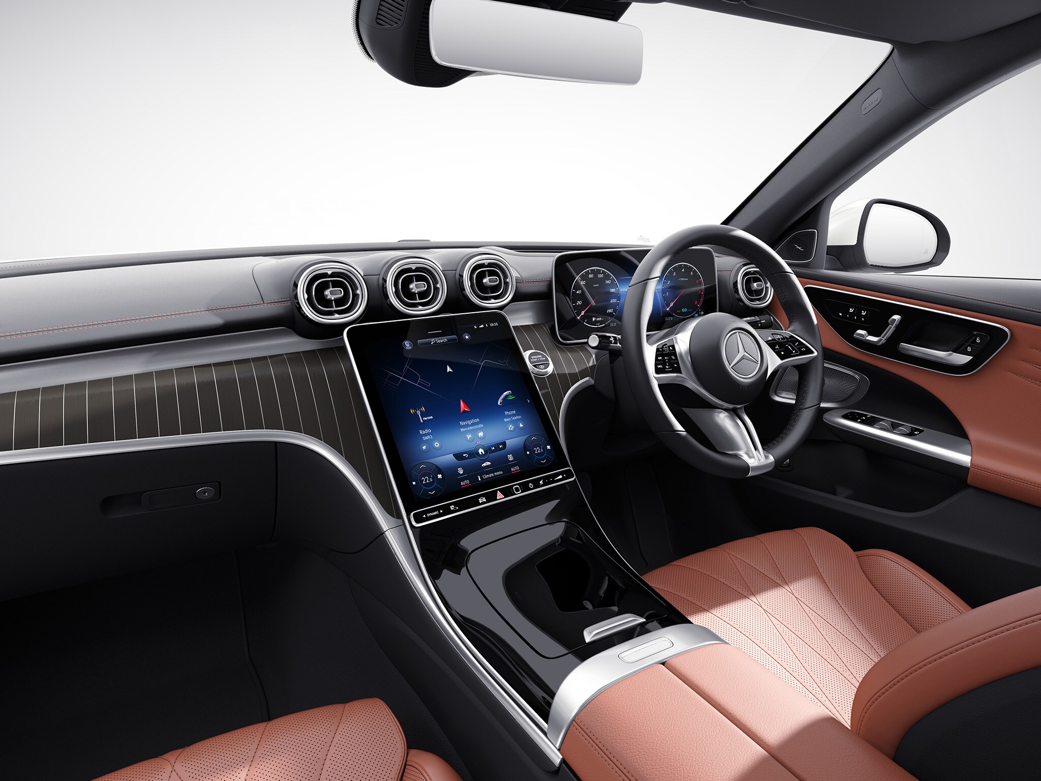 The Mercedes-Benz C-Class Limousine with the AVANTGARDE equipment line.