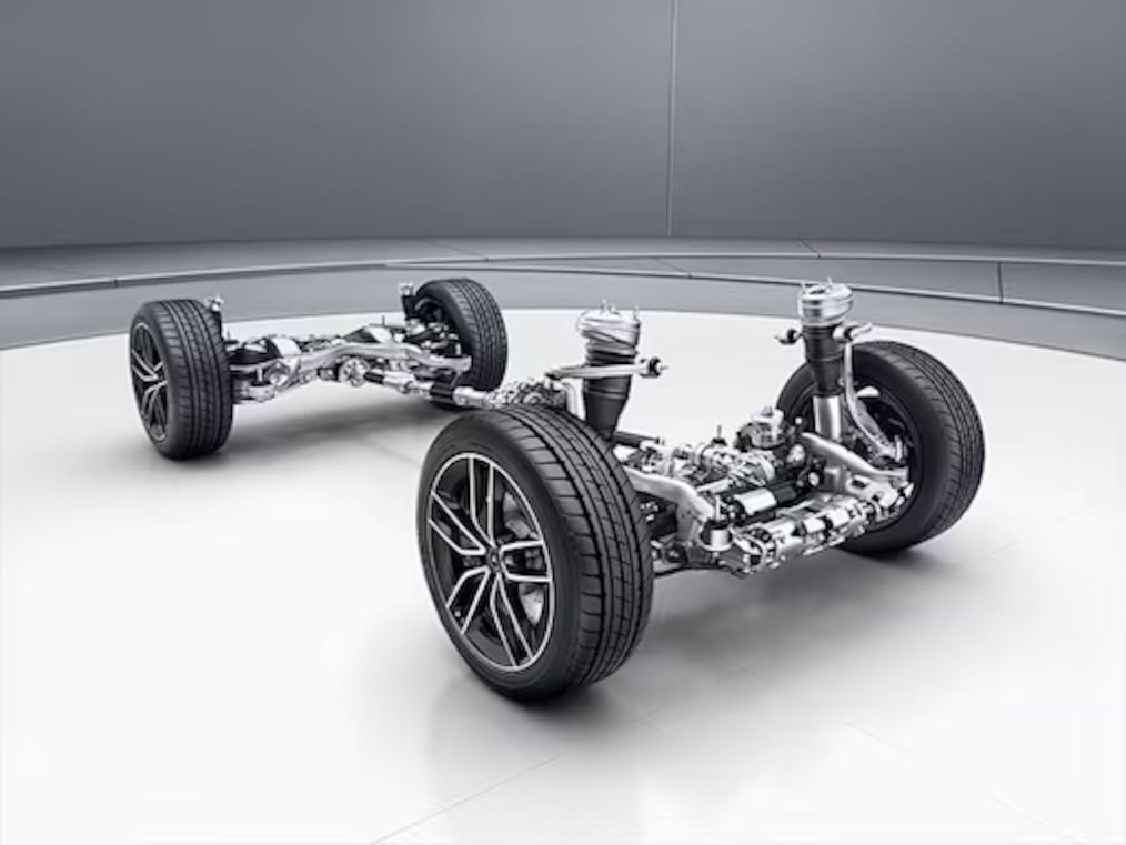 E-ACTIVE BODY CONTROL in the GLS from Mercedes-Benz.