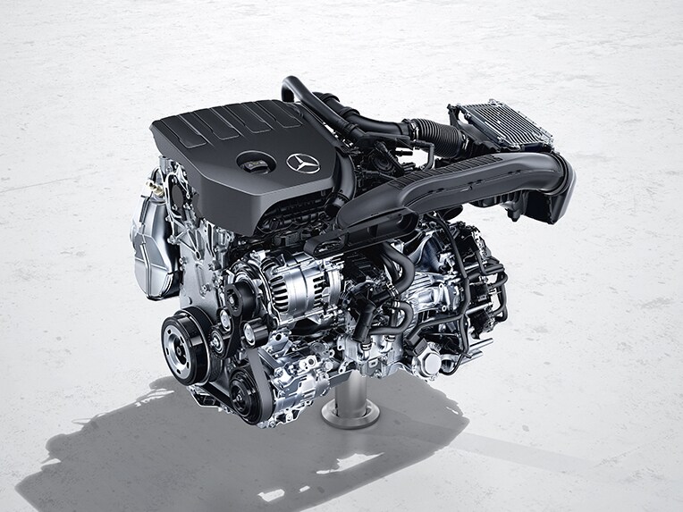 The integrated starter-generator (ISG) of the Mercedes-Benz A-Class Limousine.