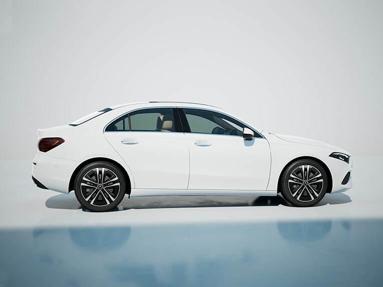 Exterior of the Mercedes-Benz A-Class Limousine with the Progressive equipment line.