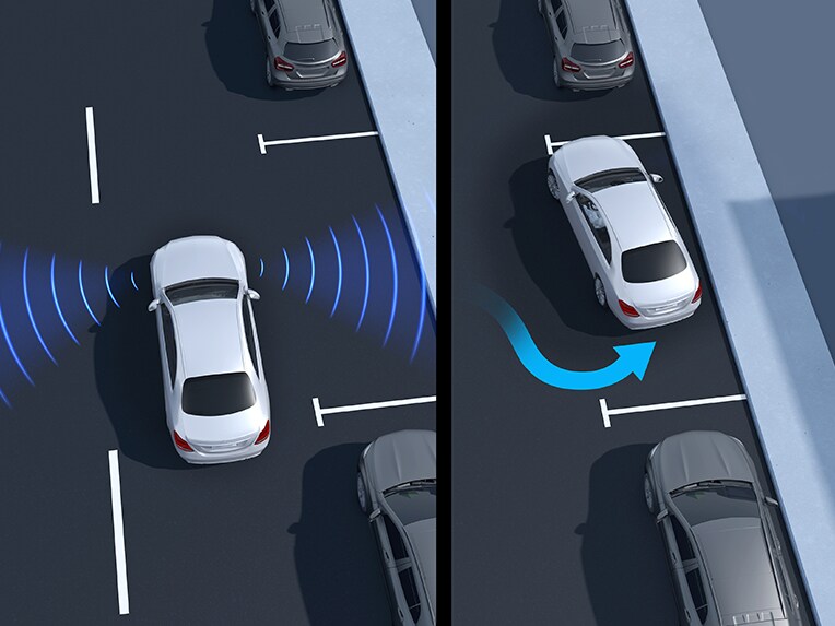 The 3D driver display with ATTENTION ASSIST in the Mercedes-Benz S-Class Limousine.