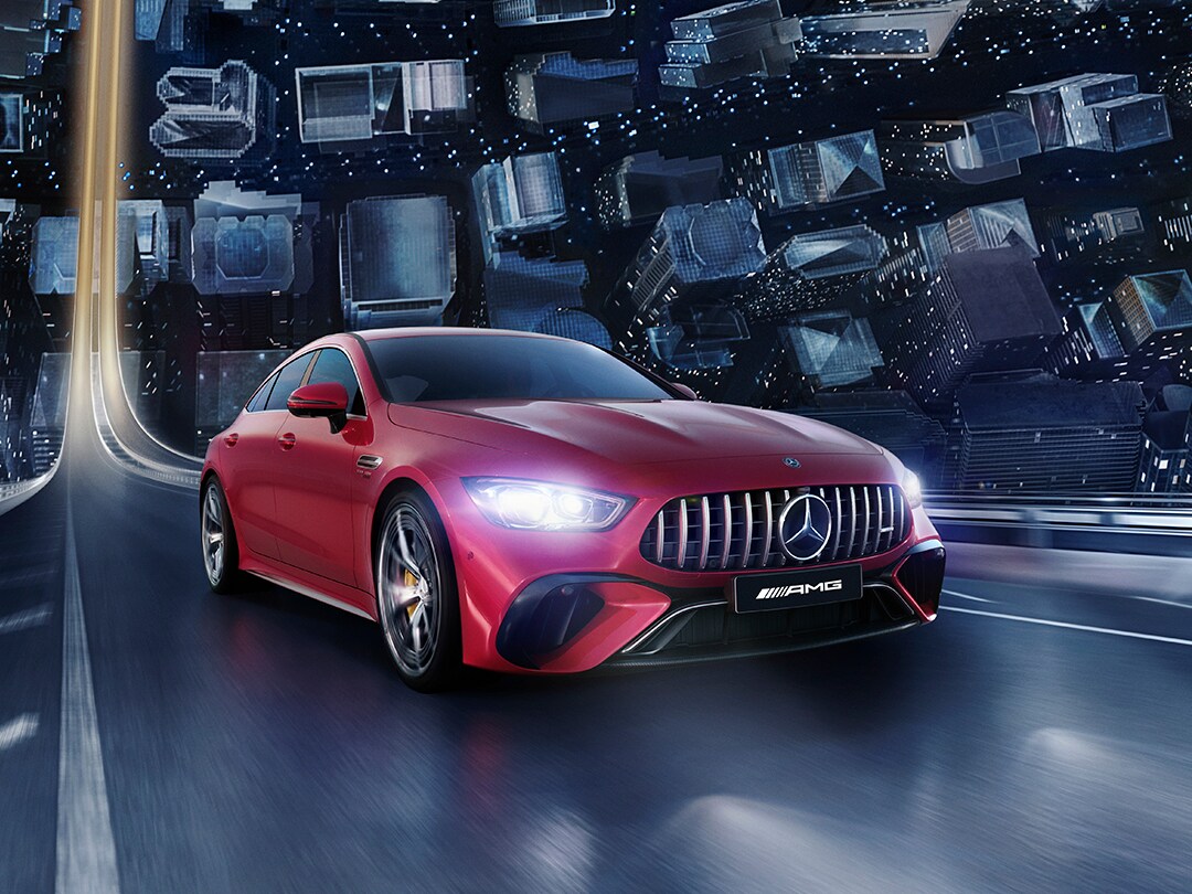 Mercedes-Benz AMG model range in the desert