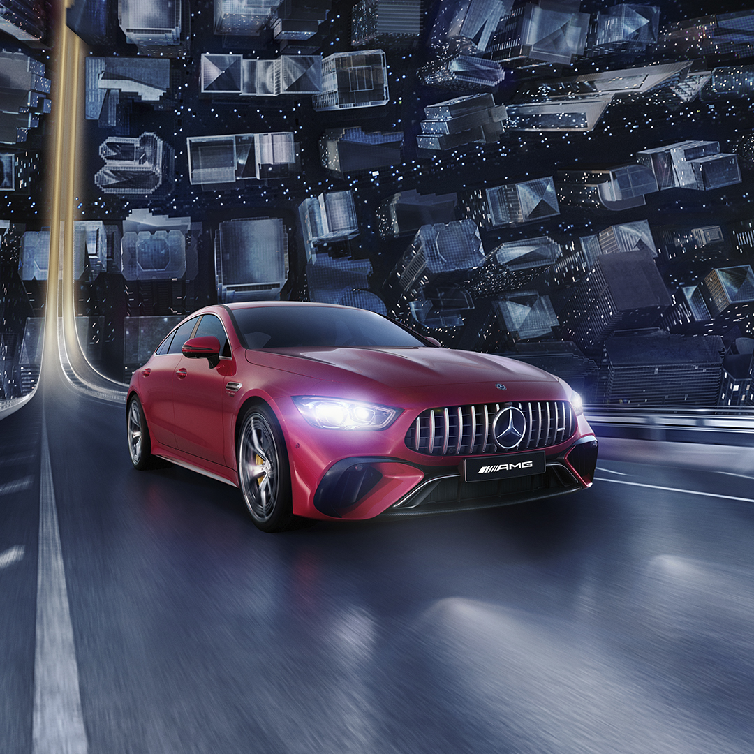 Mercedes-Benz AMG Performance for the race track - and for the road. Mercedes-Benz AMG model range in the desert