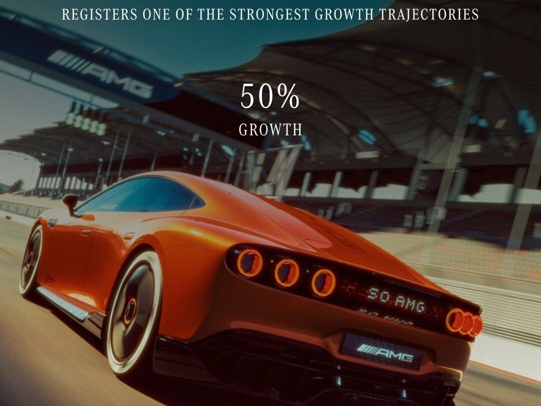 50% growth in Mercedes-AMG