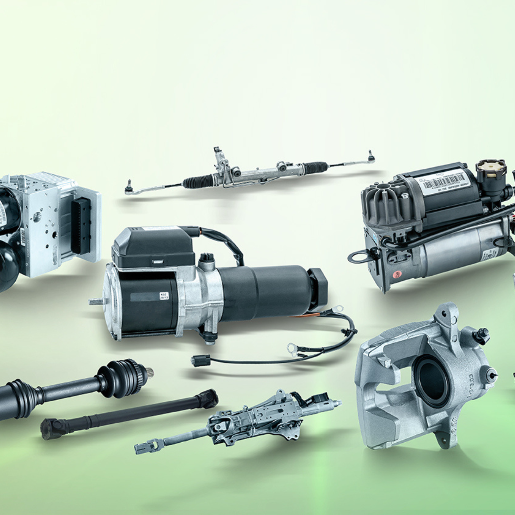 Mercedes-Benz genuine air filter A Mercedes-Benz technician inspects an air filter.